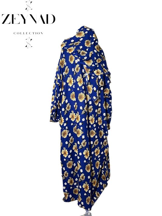 Blue & bold sunflower flow prayer set