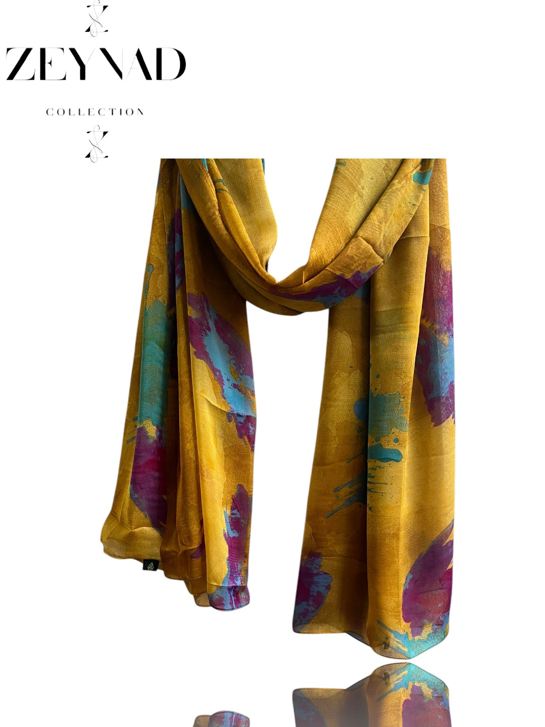Sunset yellow ZEYNAD summer hijab