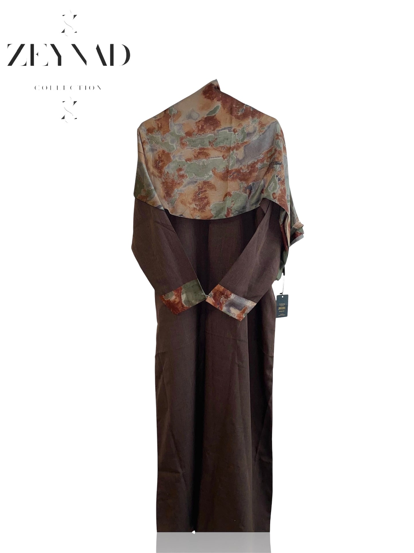 Forest matching dress & hijab set