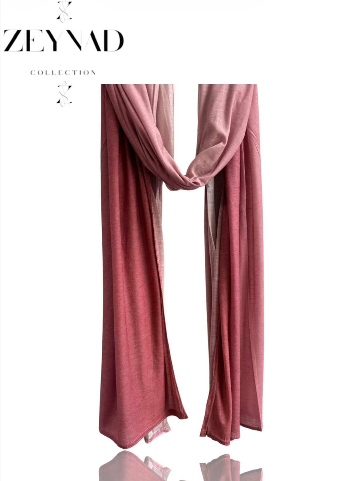 Rose ombré ZEYNAD jersey