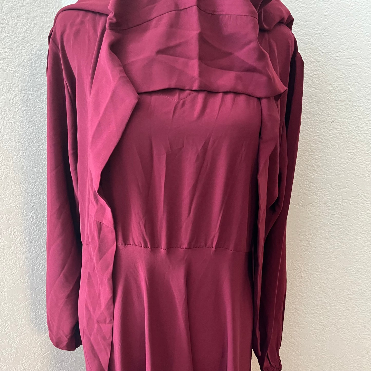 Burgundy Dress with Jilbab