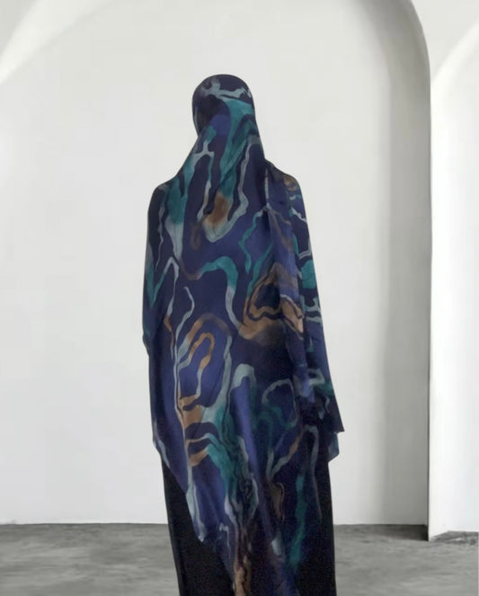 Mixture ocean ZEYNAD print