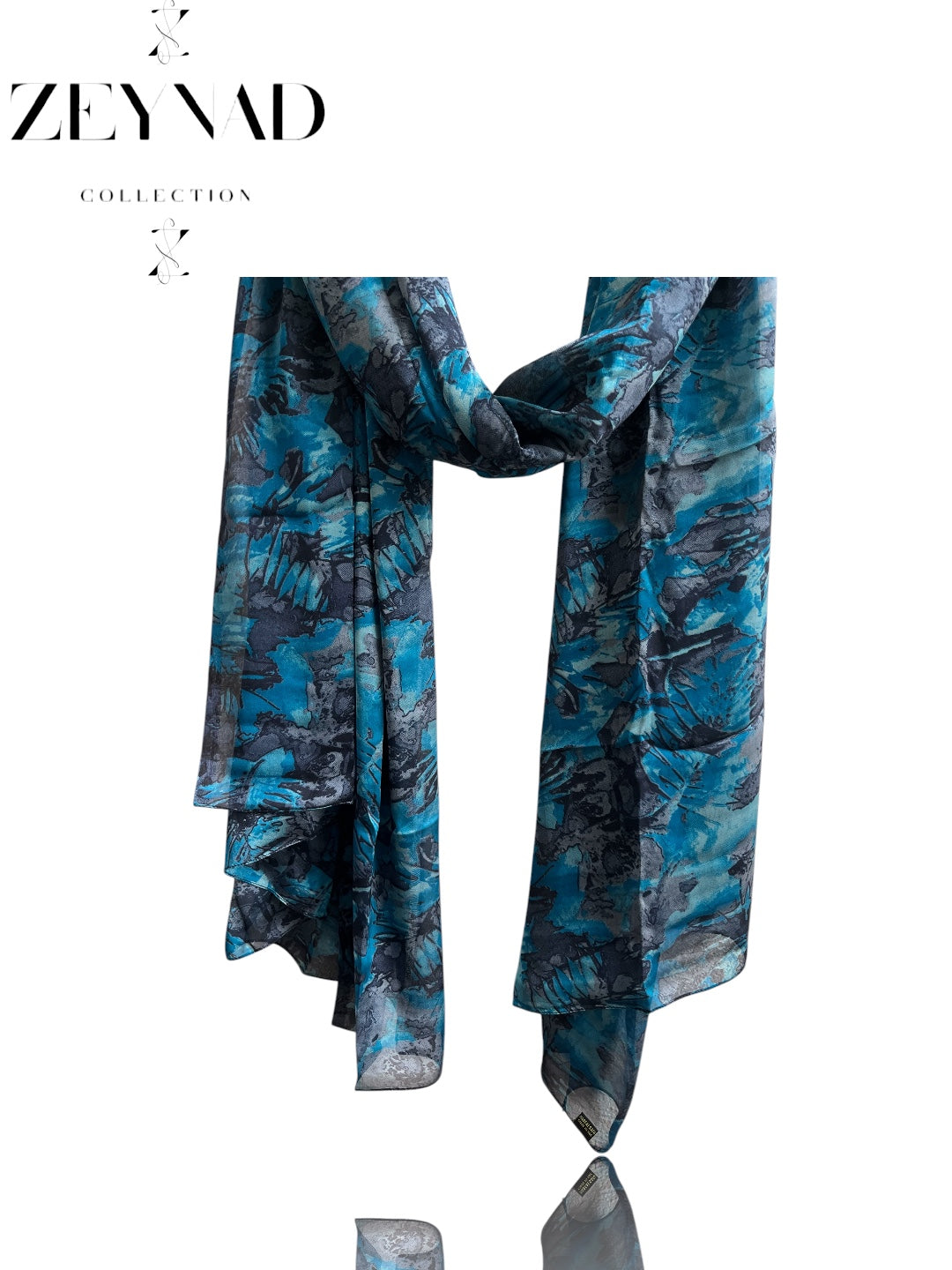 Ice blue ZEYNAD summer hijab