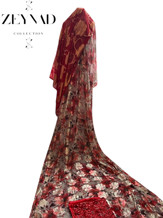 Noble silver red Fransawi Dirac set