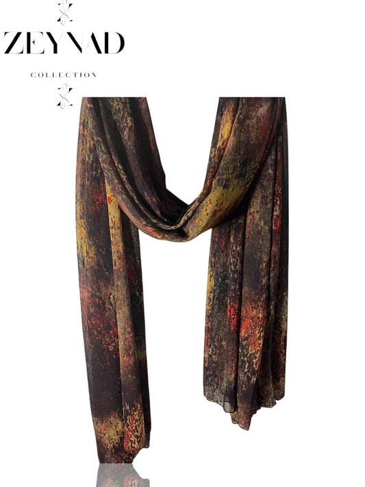 Fire Plain Autumn Hijab