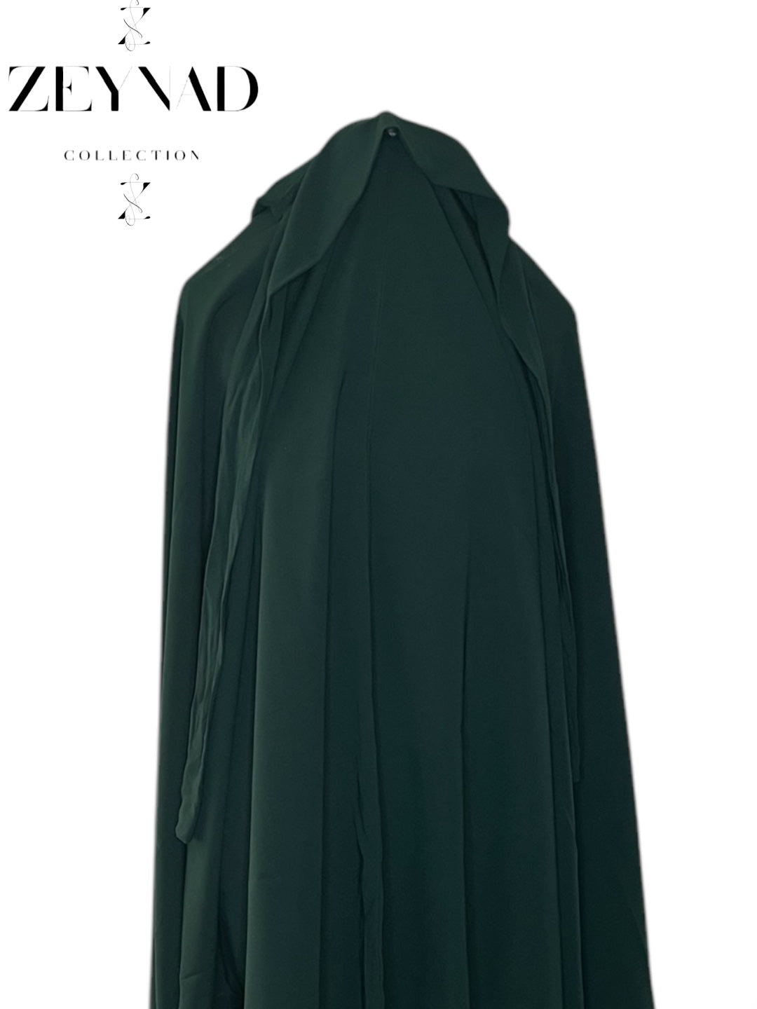 Dark Green Long Hijab