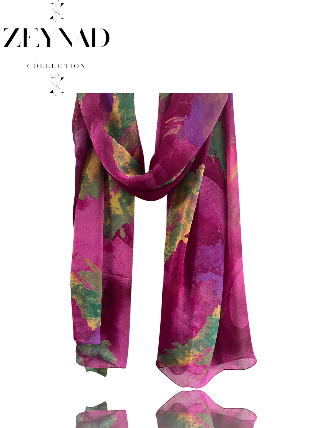 Sunset pink ZEYNAD summer hijab