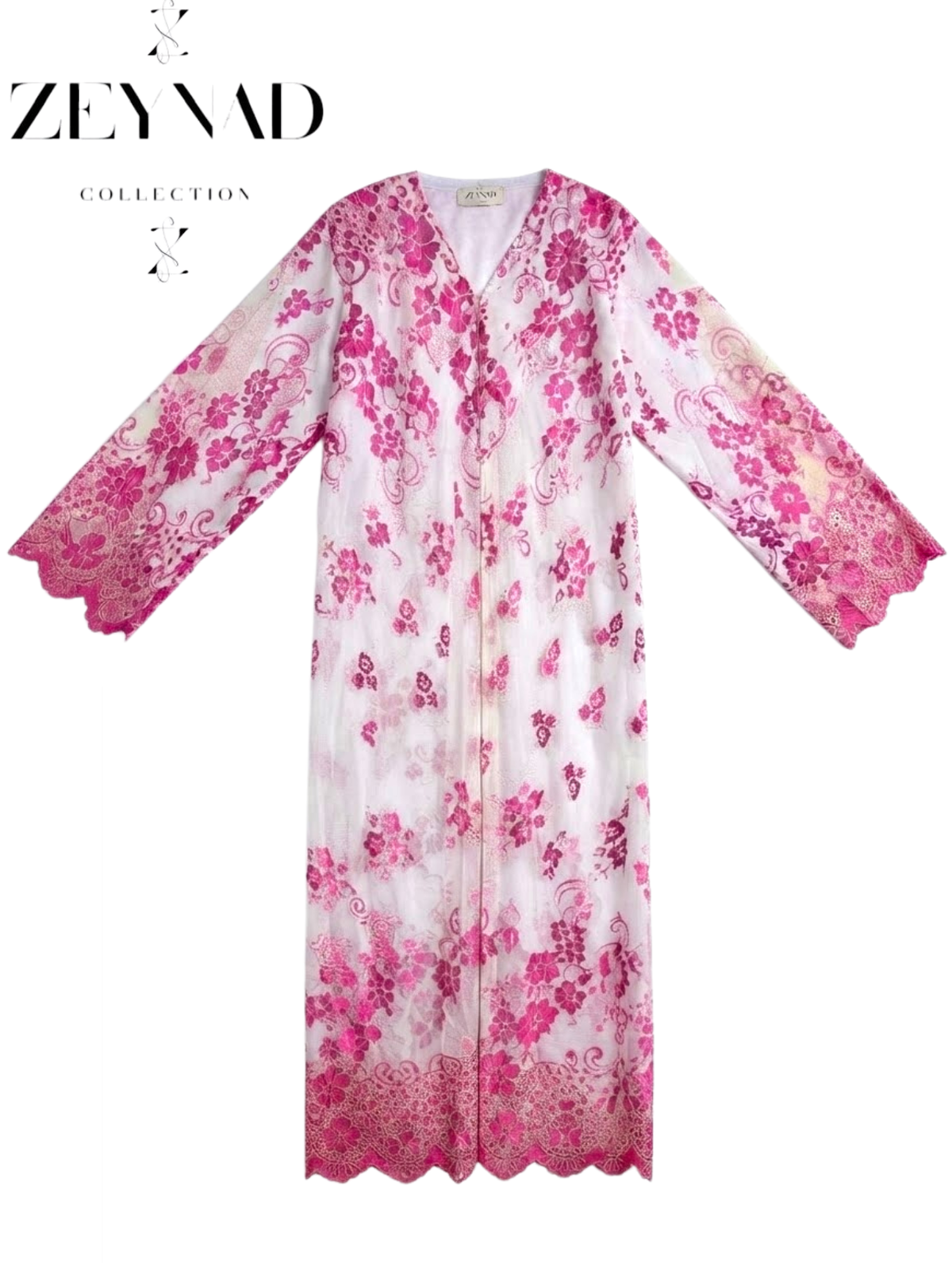 Sakura ZEYNAD lace abaya