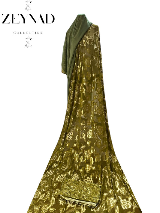 Fransawi luxury green ZEYNAD Dirac set