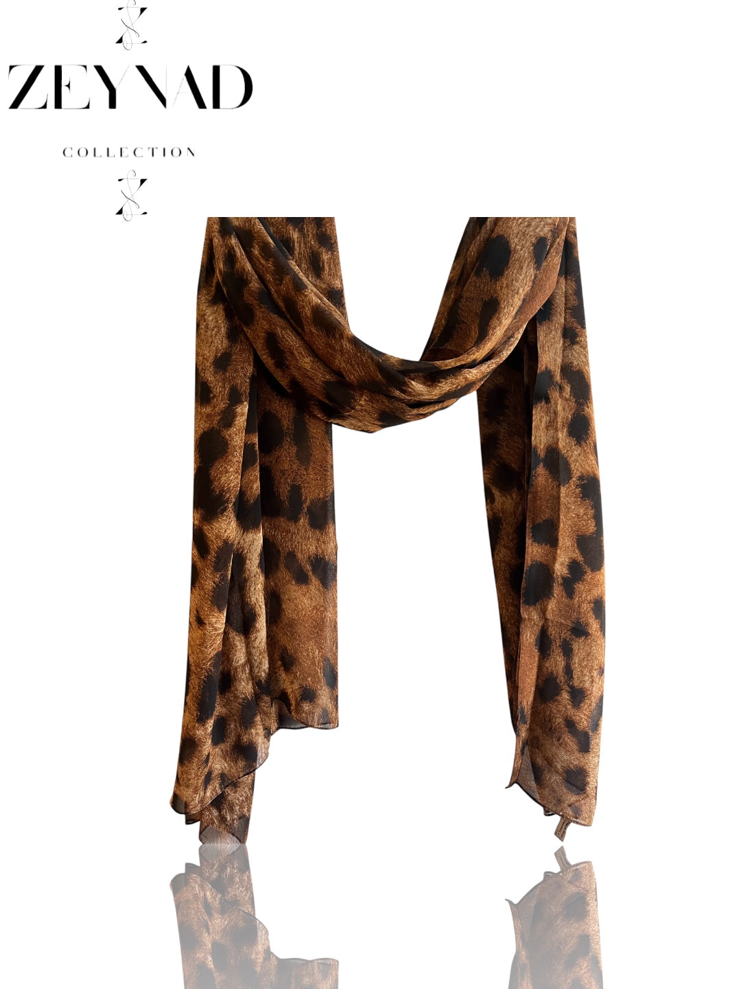 Fall original leopard blaze chiffon hijab