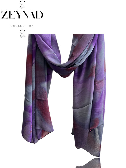 Mauve ZEYNAD summer hijab