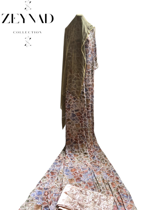 Majestic White & Green mirage Stone Dirac set