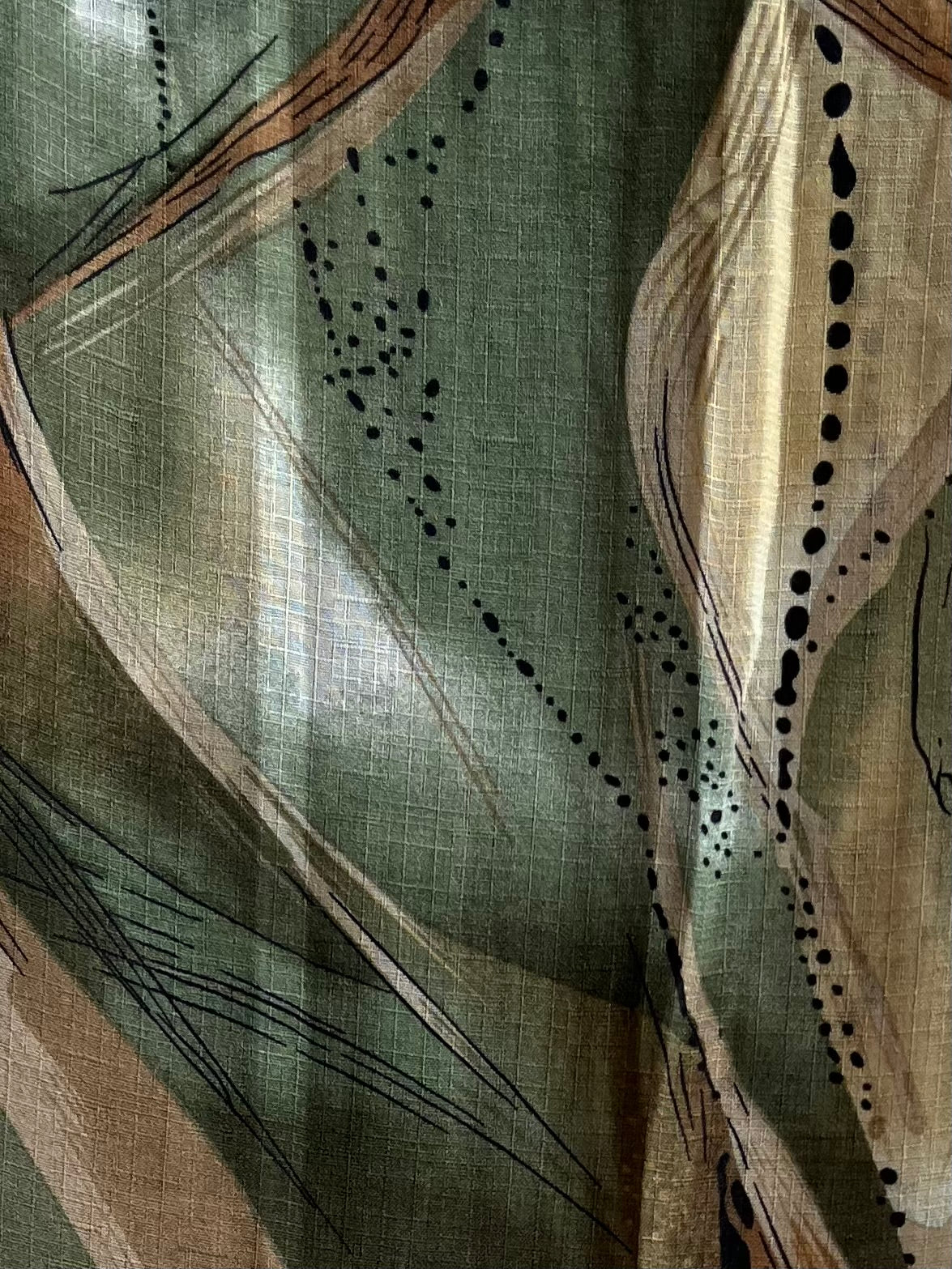 Vivid spring jade chiffon