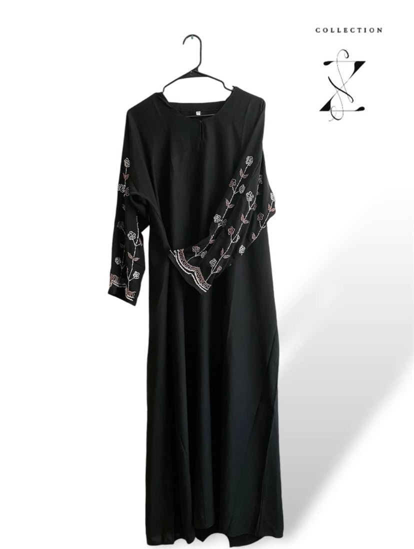 Limited Silver & Bronze elegant Abaya