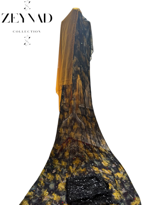 Majestic triple black & original yellow Stone Dirac set