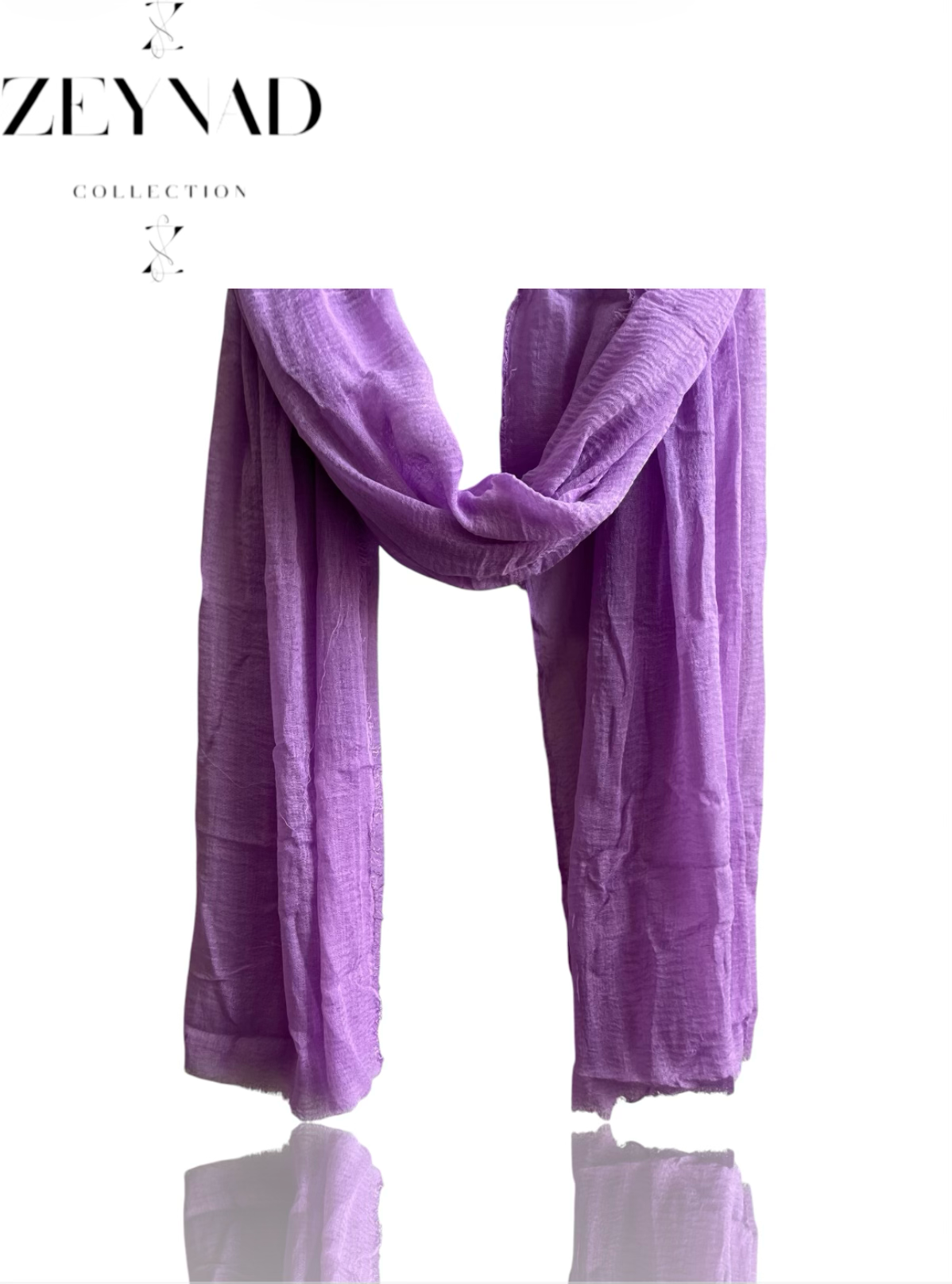 Lavender ZEYNAD crinkle modal