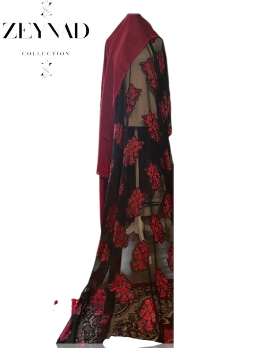 Red & Black Fransawi Set