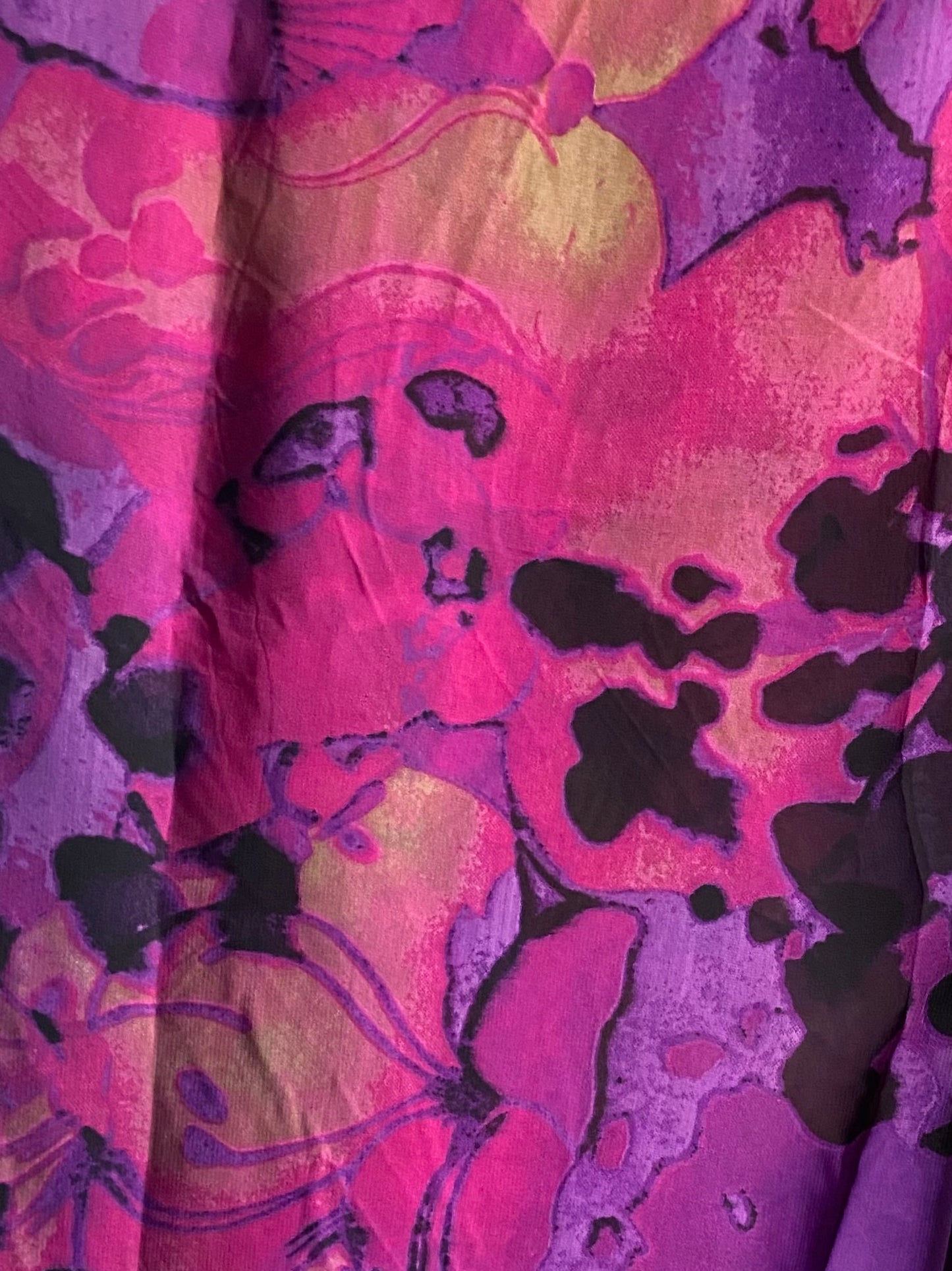 Sunny purple & pink chiffon hijab