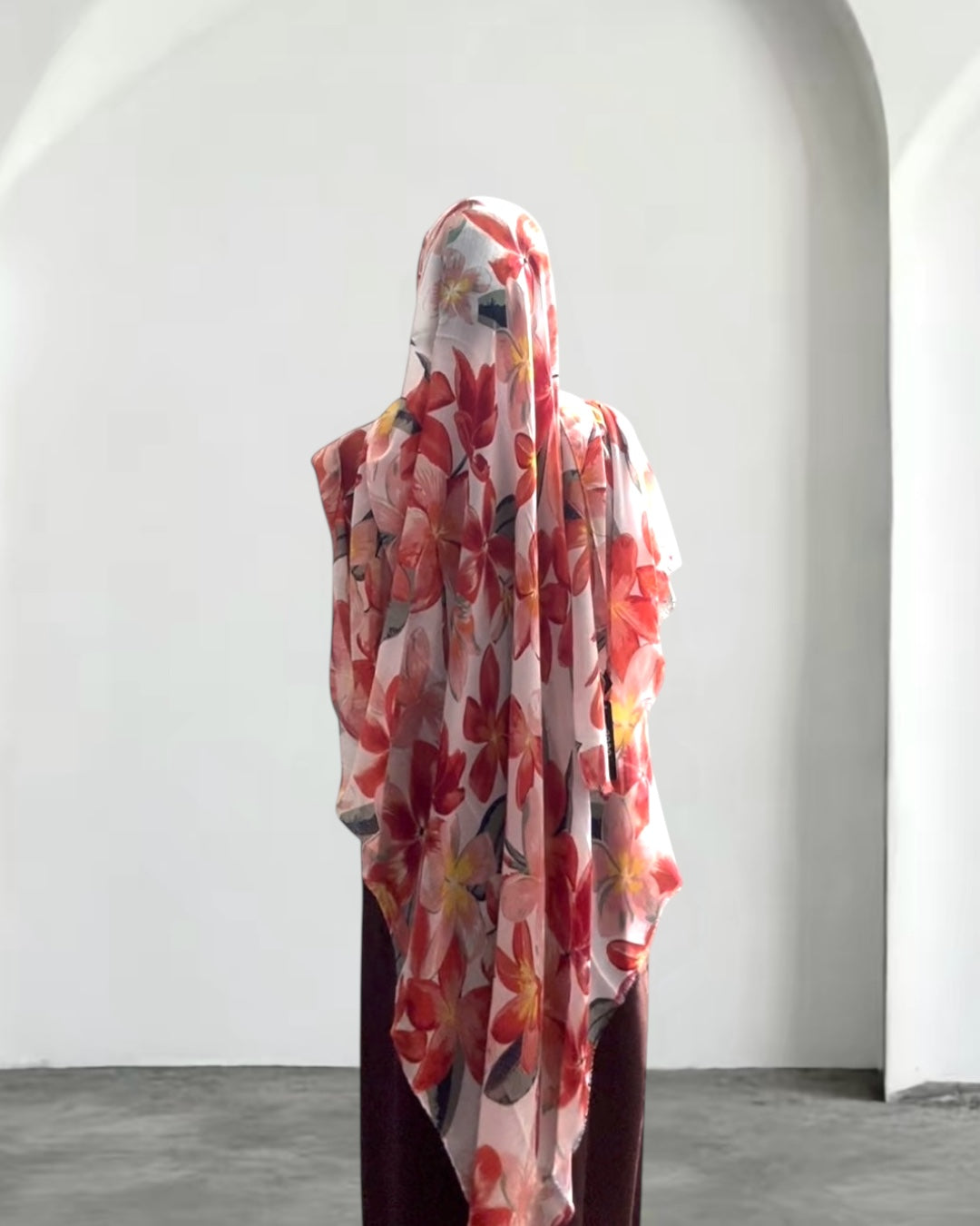 Light Fruit Floral Modal Hijab
