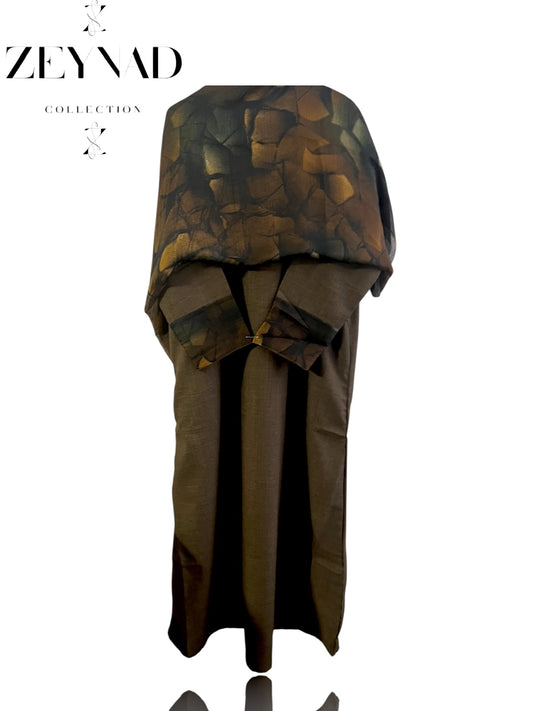 Jupiter matching dress & hijab set