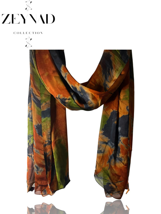Forest Mixture Chiffon Hijab
