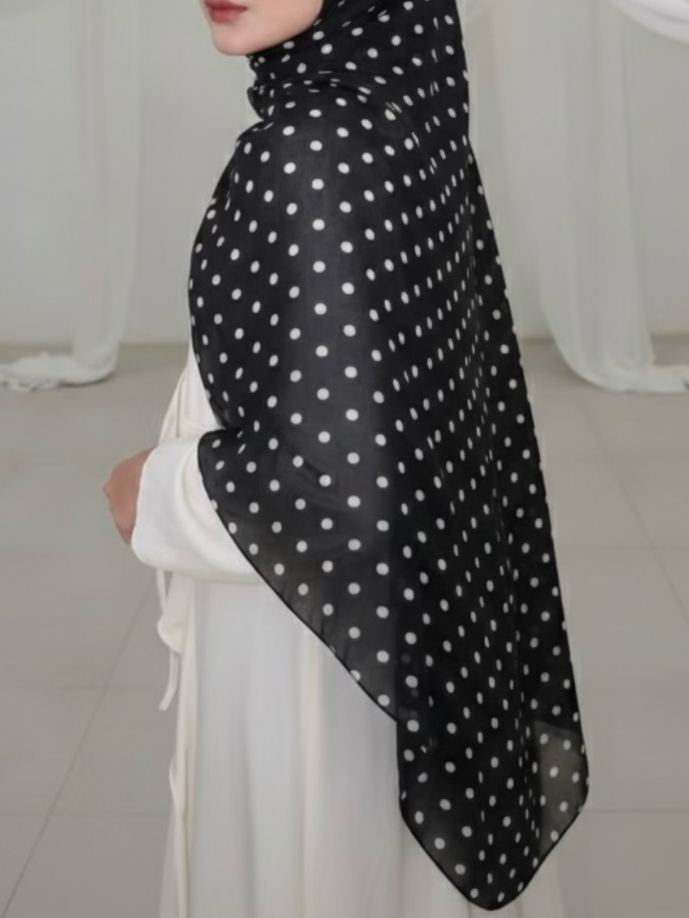 Midnight ZEYNAD polka dot print