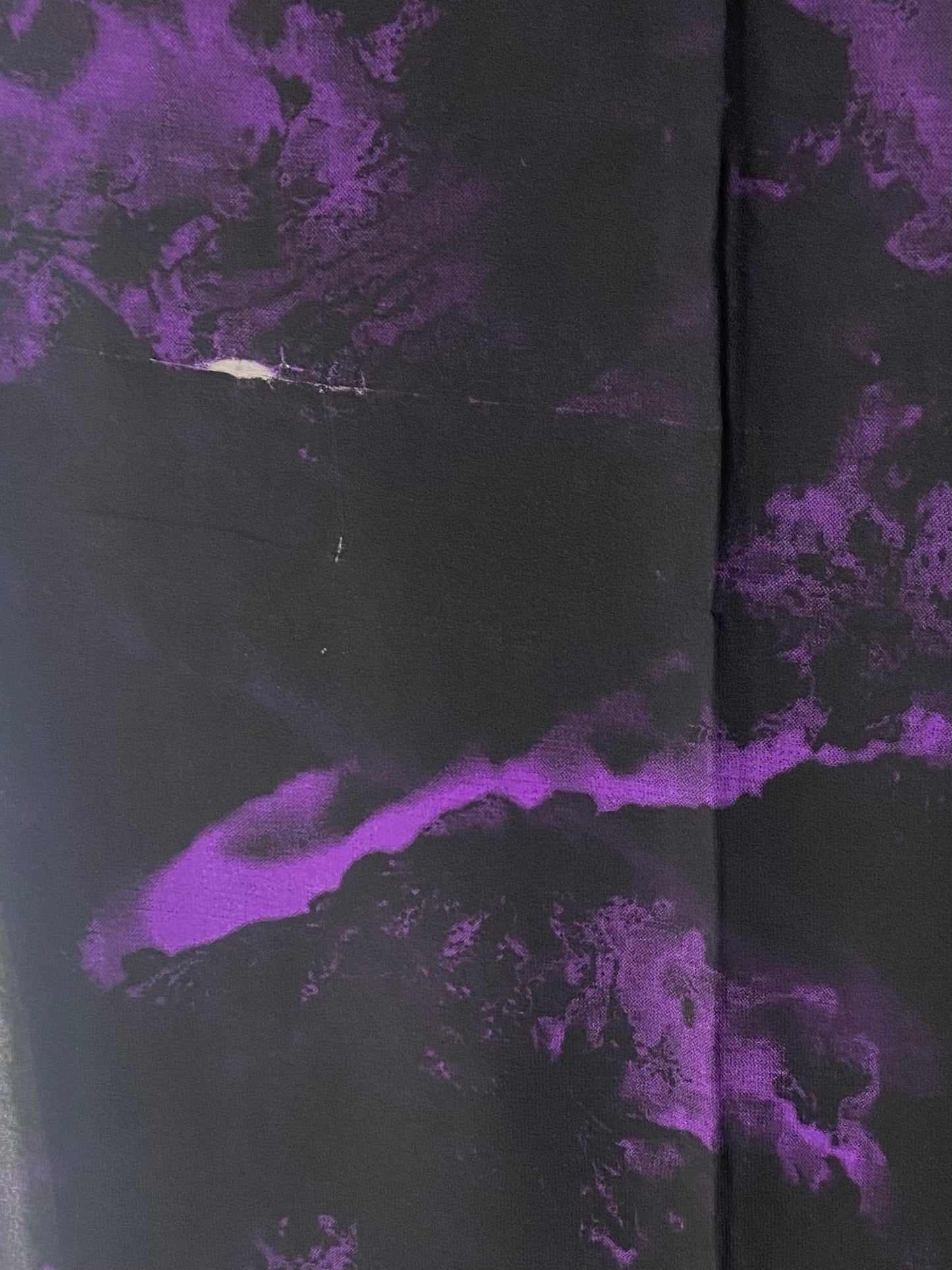 Midnight purple & black chiffon hijab