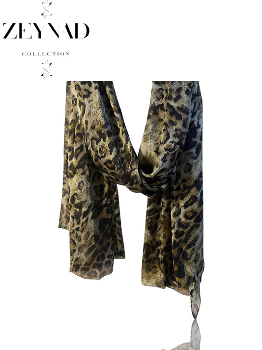 Light Yellow Jaguar Hijab