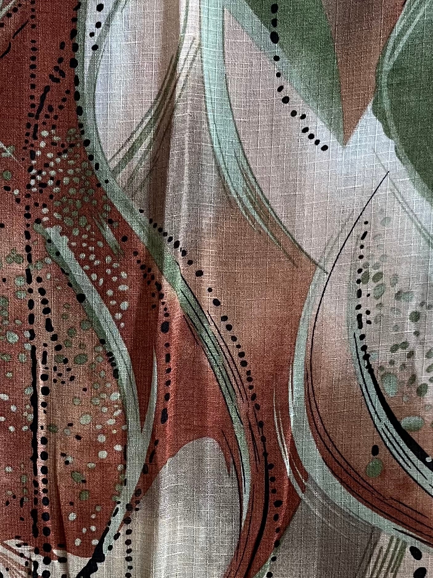 Vivid spring peach chiffon