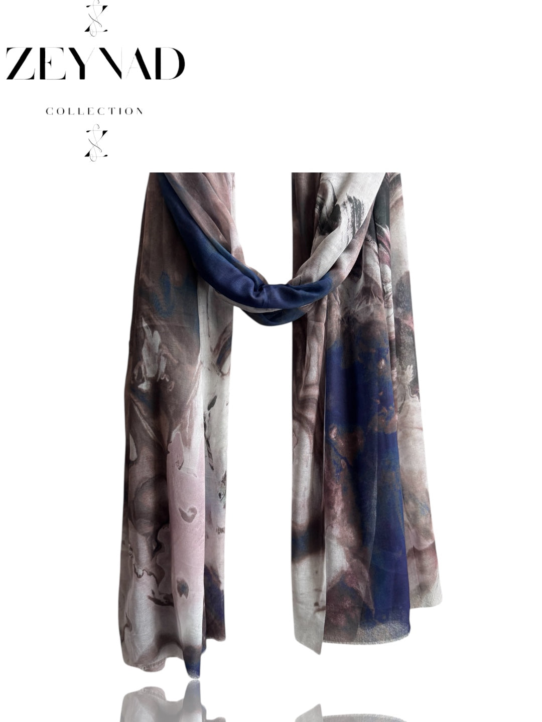 Mixture neptune & celestial beige marble print ombré