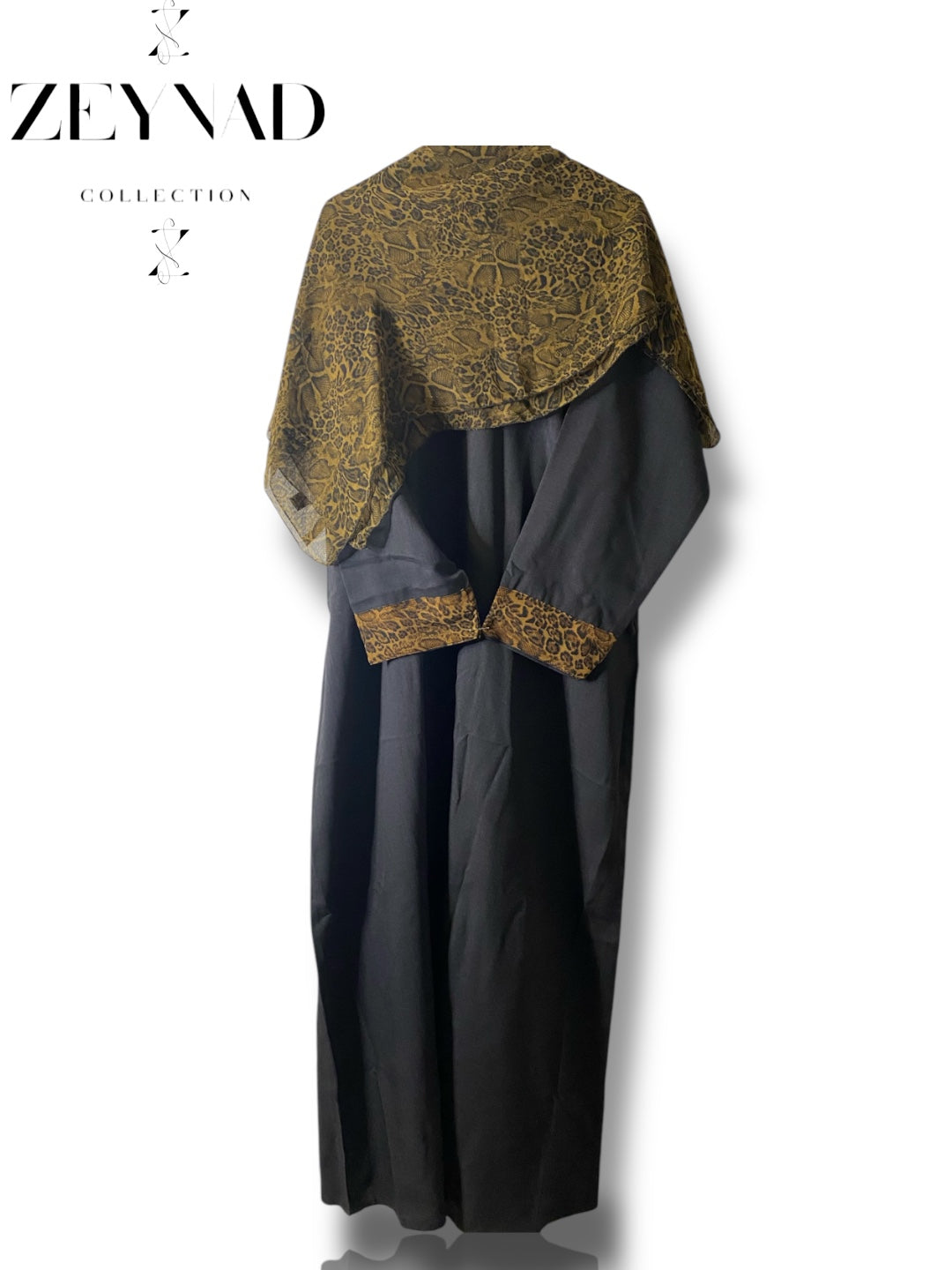 Black Queen cheetah matching dress & hijab