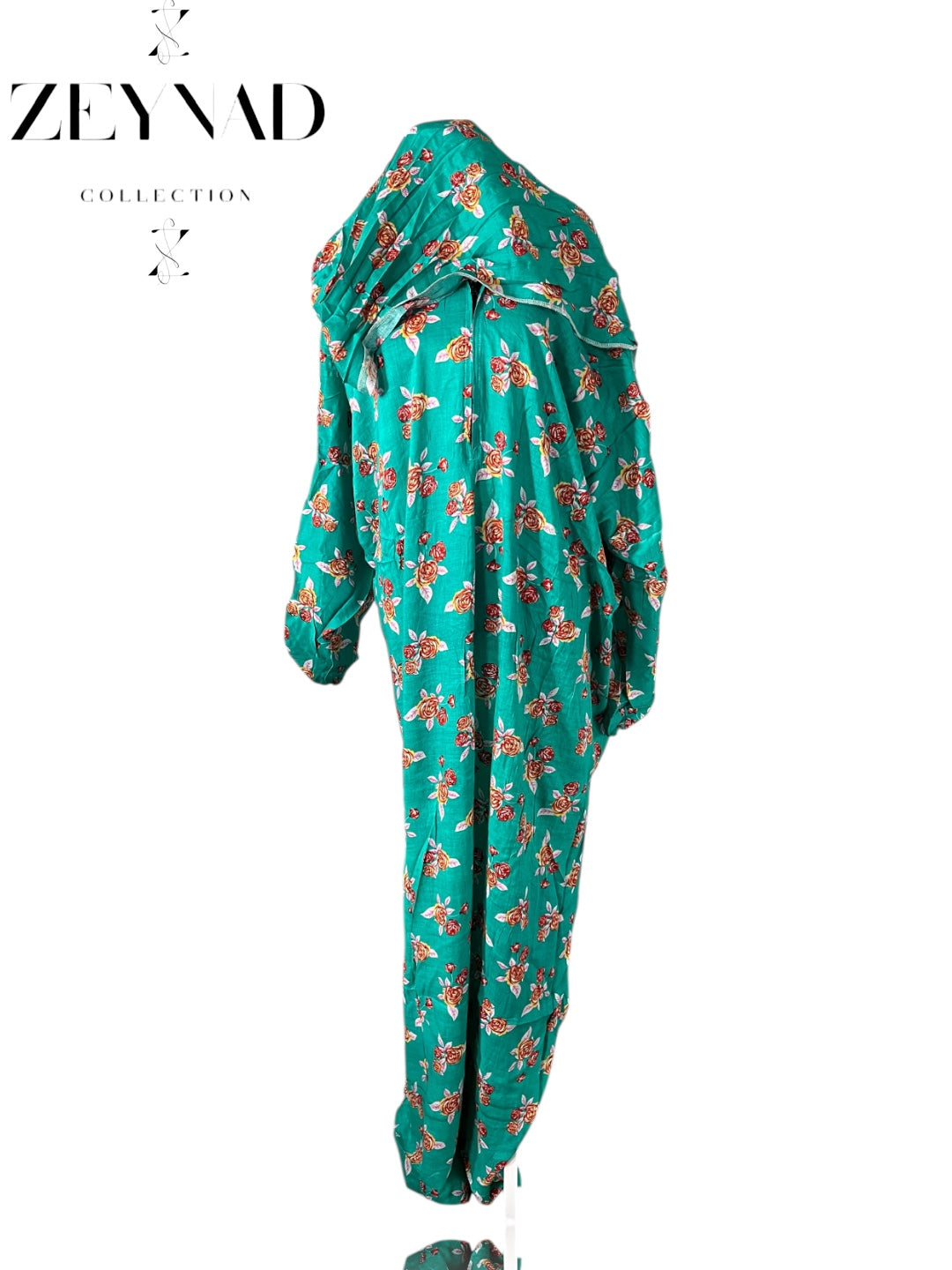 Vivid teal flower prayer set
