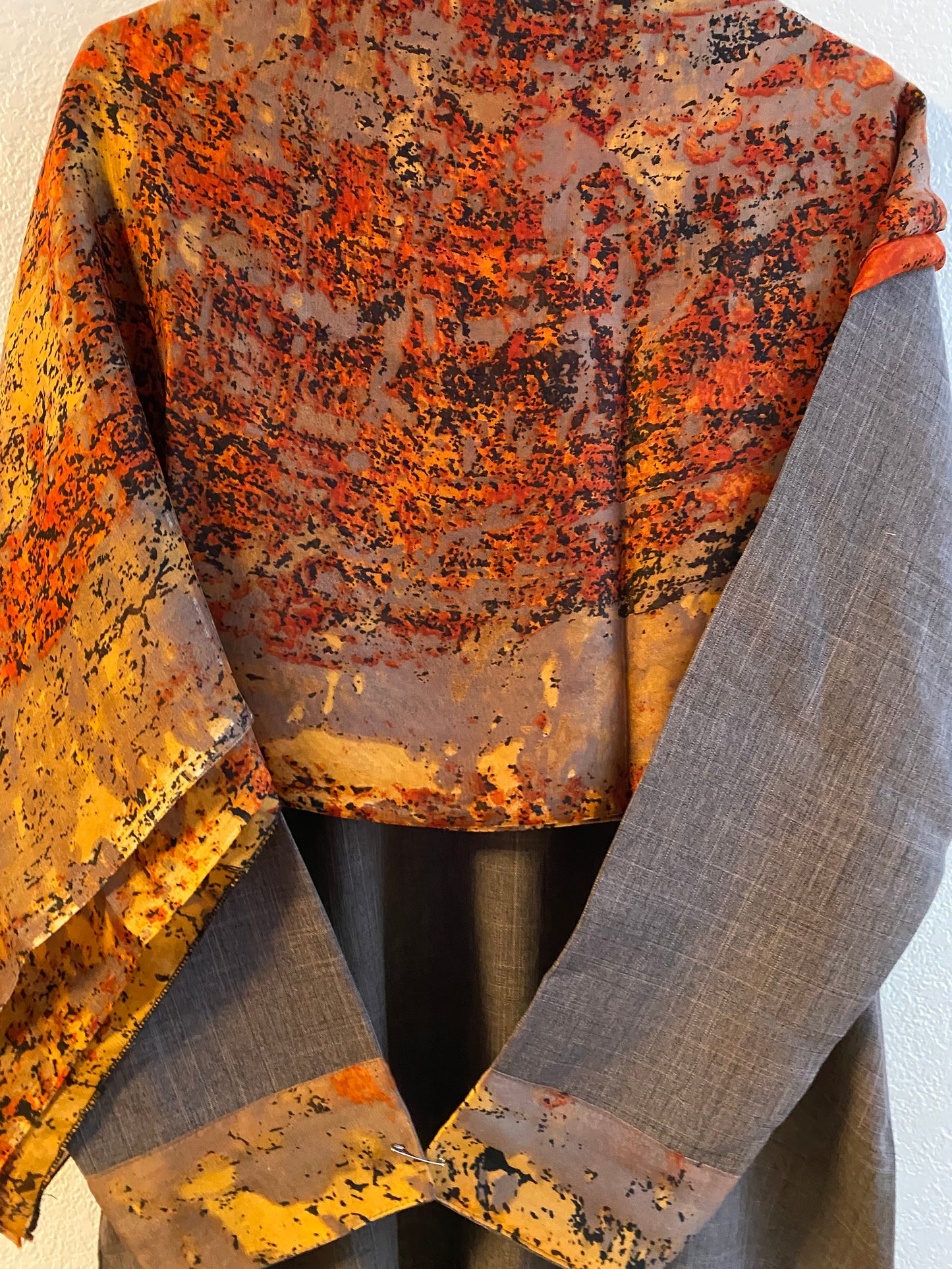 Orange matching dress & hijab set
