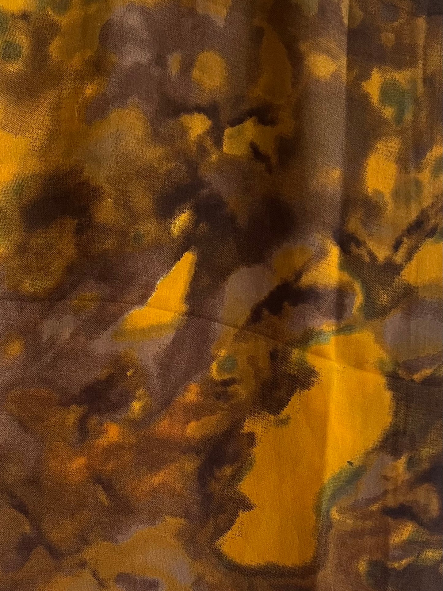 Vibrant camouflage orange chiffon hijab