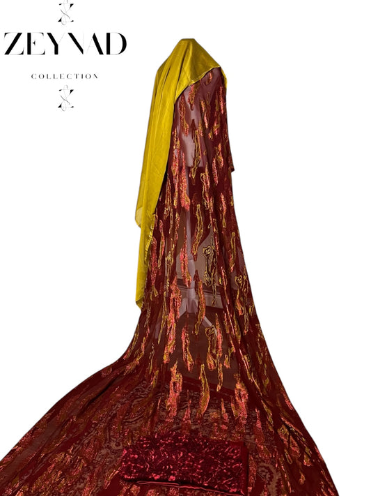 Classic bold red & radiant yellow Dirac set