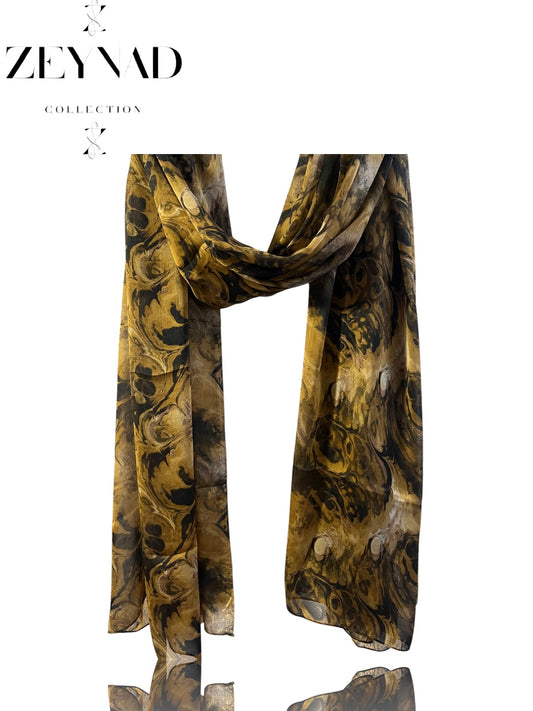 Gold dusk ZEYNAD summer hijab