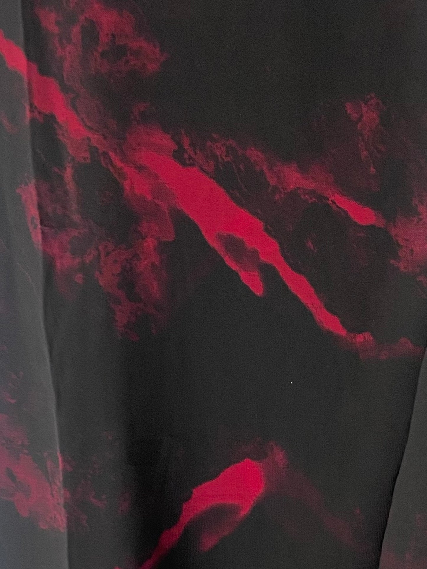Midnight pink-red & black chiffon hijab