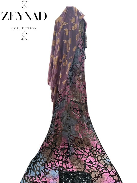 Noble pink & blue stone Dirac set
