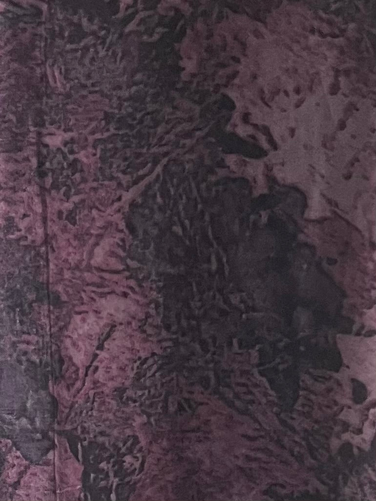 Eternal Sakura pink & spring black chiffon hijab