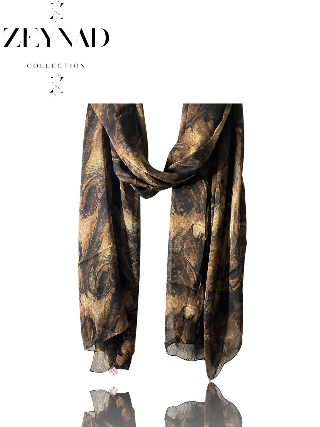 Brown dusk ZEYNAD summer hijab