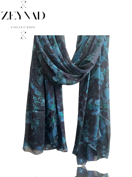 Midnight sea ZEYNAD summer hijab