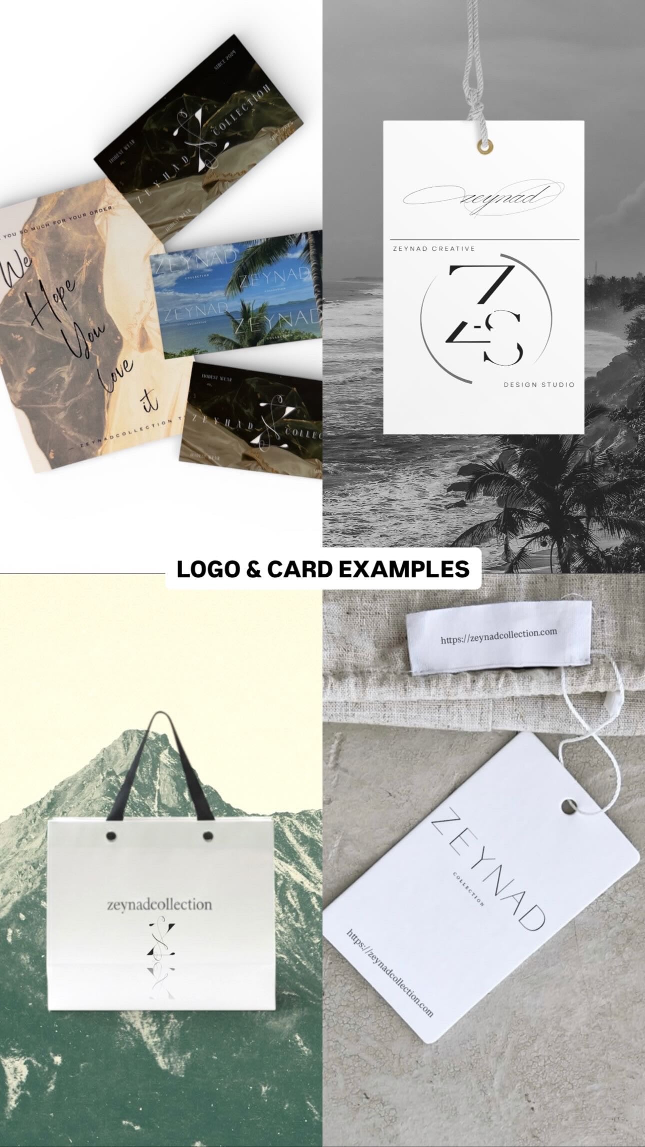Custom designed logos & cards