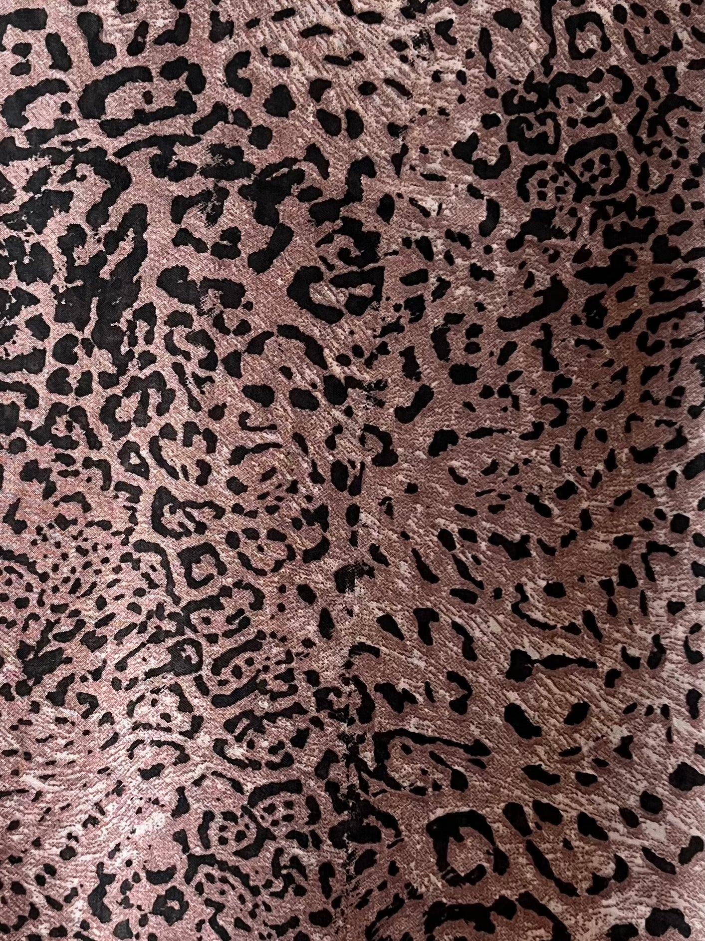 Arctic pink snow leopard print hijab
