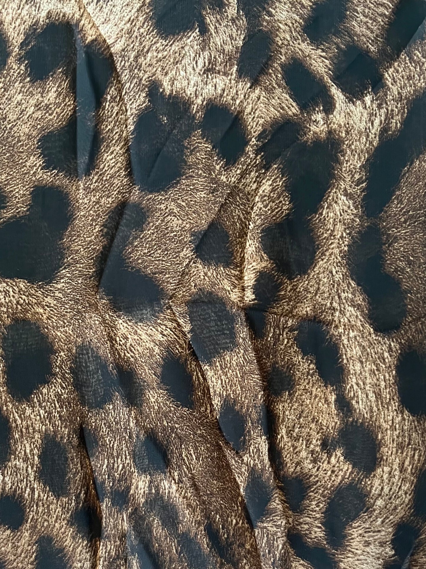 Fall faded leopard blaze chiffon hijab