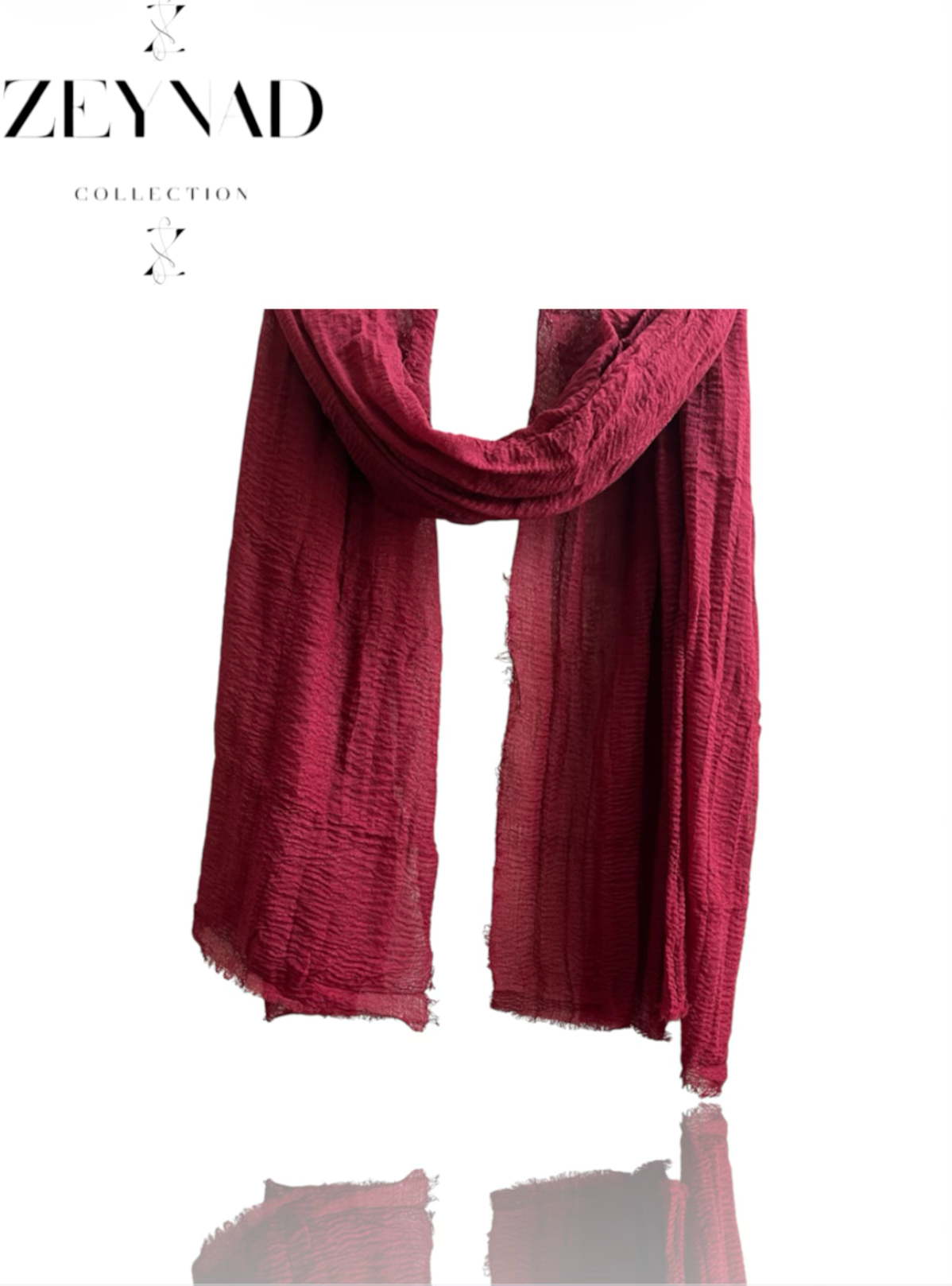 Mahogany ZEYNAD crinkle modal
