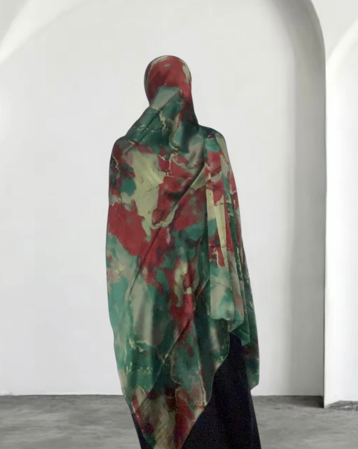 Intense lime ZEYNAD watercolor print