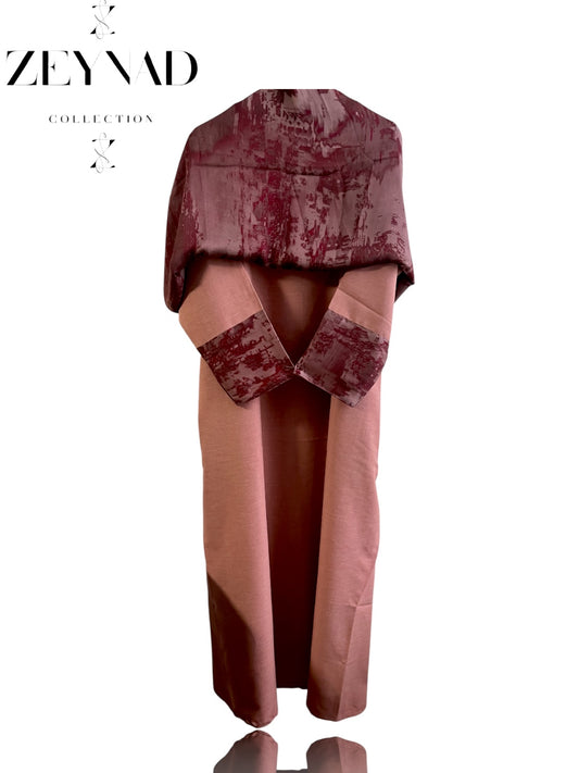 Pink camo matching dress & hijab set