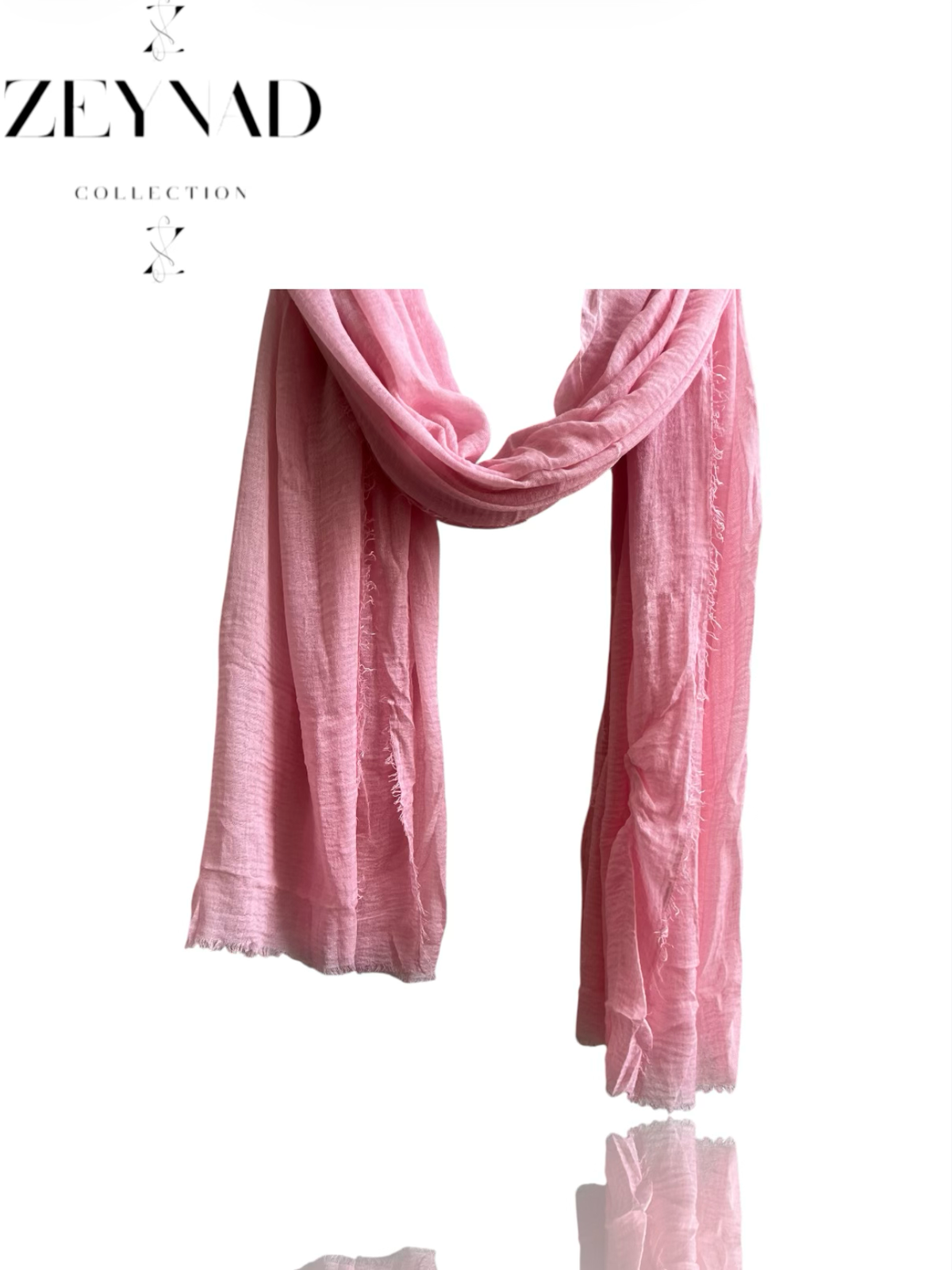 Raspberry ZEYNAD crinkle modal