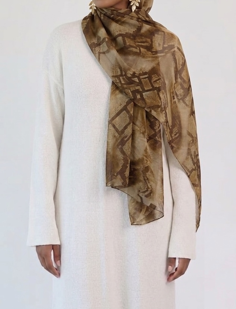 Caramel ZEYNAD summer hijab