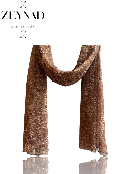 Fall bambi cheetah print hijab